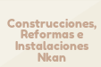 Construcciones, Reformas e Instalaciones Nkan