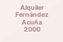 Alquiler Fernández Acuña 2000