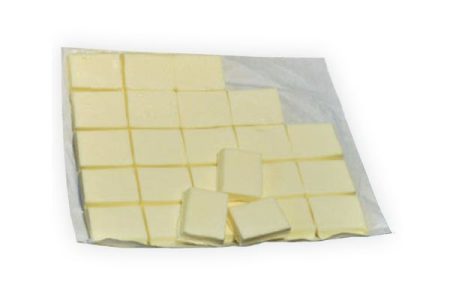 Porciones de mantequilla sin envoltorio