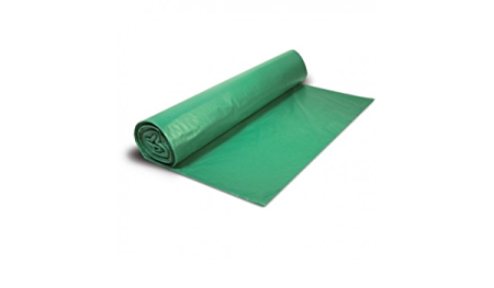 Rollo 10 bolsas basura 85×105 color verde galga 300