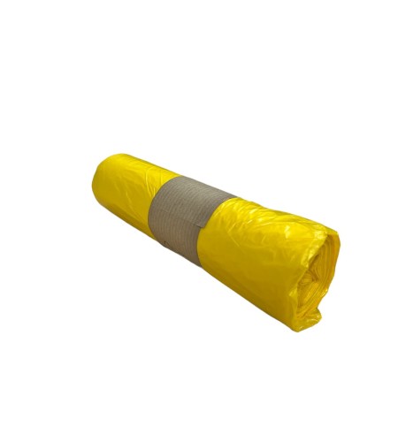 Rollo bolsa de basura amarilla 52×60