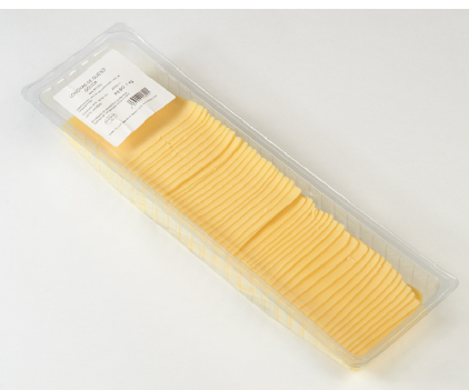 Bandeja de lonchas de queso gouda