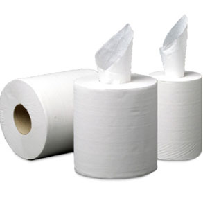 consumibles de limpieza rollos de papel desechable
