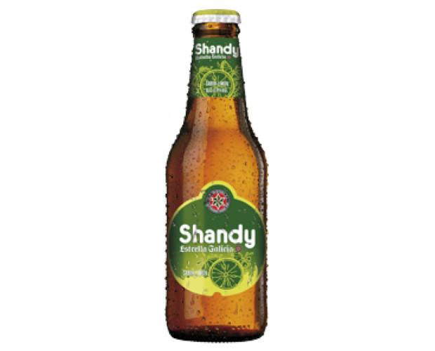 Shandy. Cerveza lager aromatizada, menos de 1% de alcohol