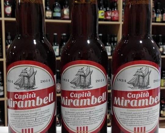 Cerveza Capità Mirambell. Cerveza artesana catalana
