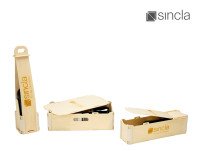 Embalaje y Etiquetado. Cajas de madera premium para vino.