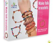Make Folk Bracelets. Kit para hacer 7 pulseras o brazaletes