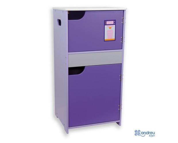 Modular Refrigerator Lilac. Refrigerador de juguete