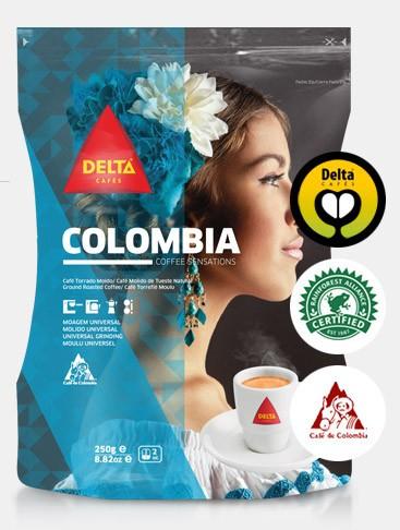Café Colombia. Arábigas de Colombia en grano, envases 1 kg