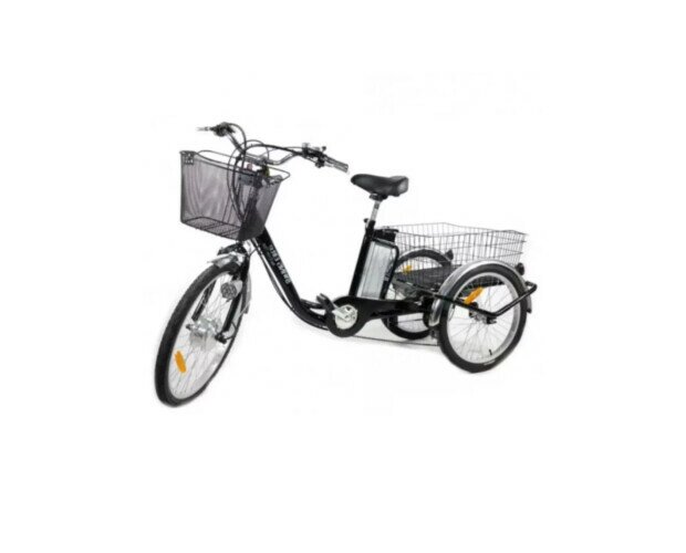 Triciclo Eléctrico Swing Elite Plus. Un triciclo para adultos, con pedaleo asistido eléctrico, ahora más grande