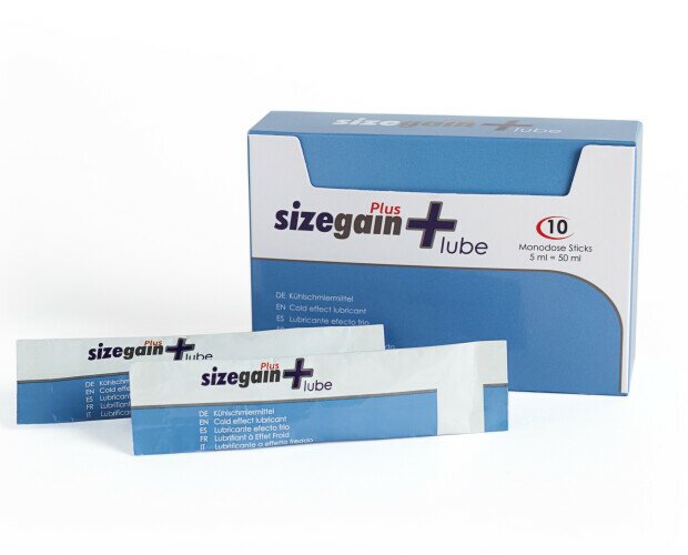 Sizegain Plus Lube. lubricante íntimo de efecto frio que actúa como vigorizante