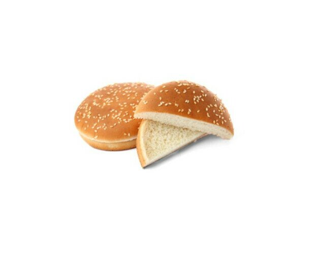 Pan de hamburguesa. Masa americana típica esponjosa