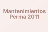 Mantenimientos Perma 2011