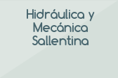 Hidráulica y Mecánica Sallentina
