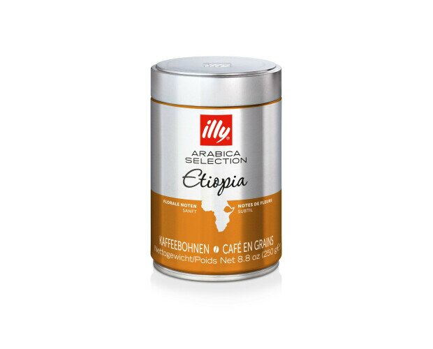Café Etiopia. Café en grano de especialidad Illy Etiopia. Selección arábica