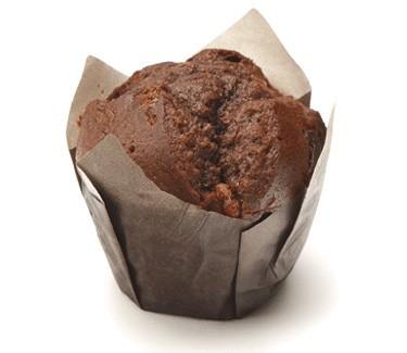 Muffin de chocolate. Muffin doble chocolate