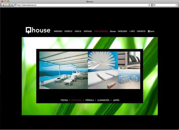 Diseño web. Creación de página web para Qhouse