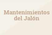 Mantenimientos del Jalón