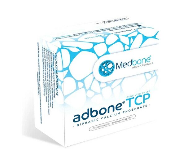 Adbone TCP. Material de injerto óseo totalmente sintético