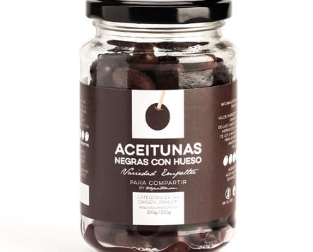 Aceitunas negras Aragón . Delicioso producto