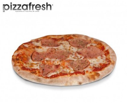 Base de Pizza artesanal. Base de pizza artesanal, estirada a mano en horno de piedra refractaría.