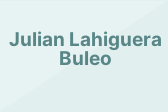 Julian Lahiguera Buleo