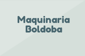 Maquinaria Boldoba