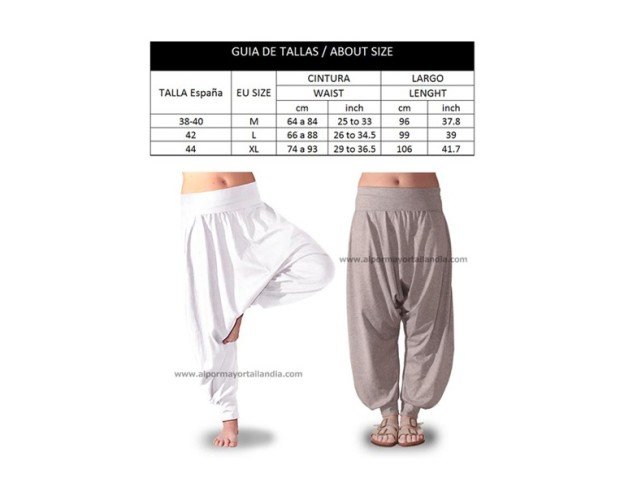 Pantalones Turcos Harem. Fabricado con las mejores telas,variedad lisos y tres tallas para mayor comodidad