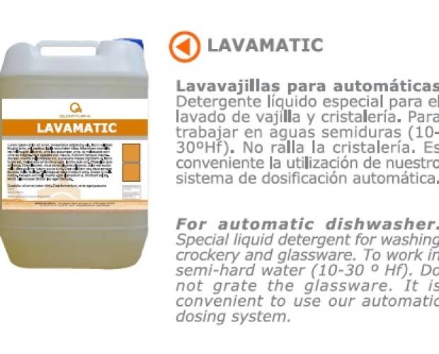 Lavamatic. Para lavavajillas automáticos