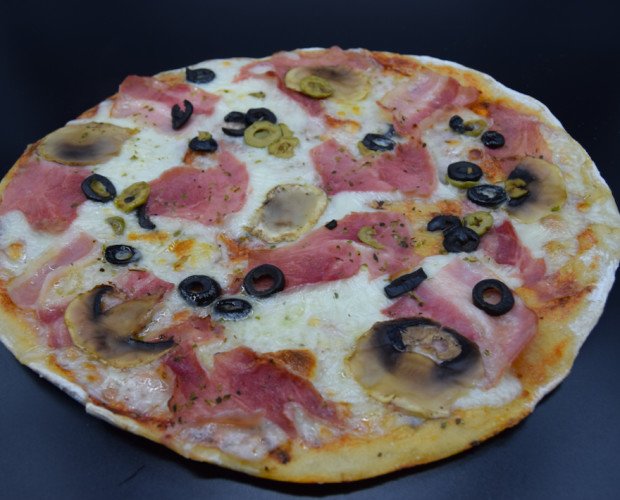 Pizza Reina. Perfecto equilibrio de sus ingredientes