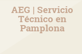 AEG | Servicio Técnico en Pamplona