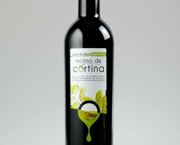 Molino de Cortina. Aceite de oliva en formato de cristal de 500 ml