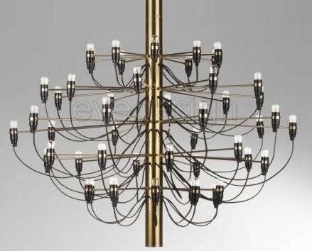Lámpara  2097/ oro. Lámpara suspendia de máxima calidad, inspirada en un diseño de Gino Sarfatti