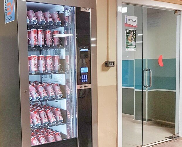 Máquinas de bebidas. Instalación de máquinas de vending