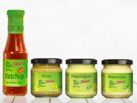 Salsas Veganas. Gama de salsas ecológicas Bio d'Atenea