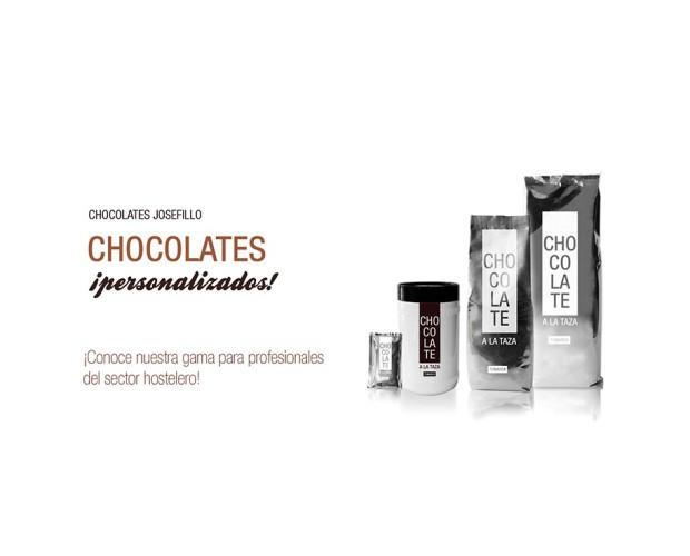 Chocolates personalizados. Personalizados para hostelería
