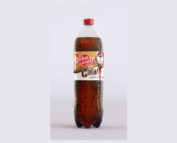 Bebovida Cola. Botella de 2 litros