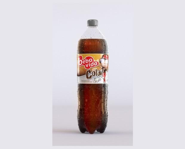 Bebovida Cola Light. Botella de 2 litros