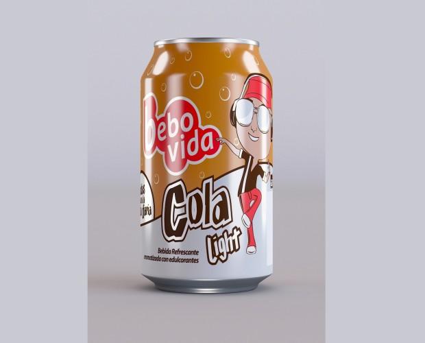 Cola Light. En lata de 0,33cl