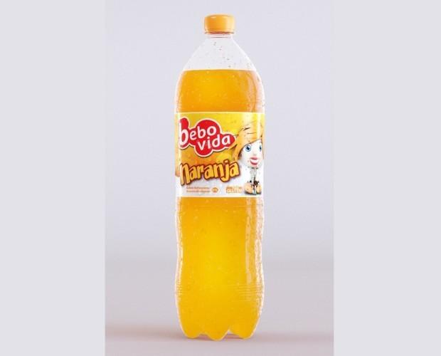Bebovida Naranja. En botella de 2 litros