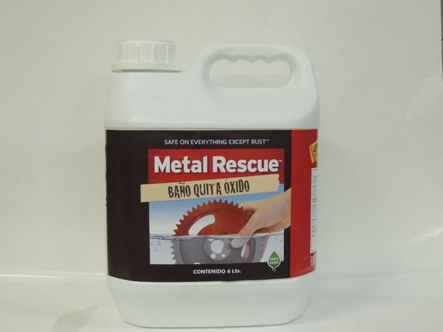 Metal Rescue. Baño quita óxido base al agua: limpio, seguro y fácil uso