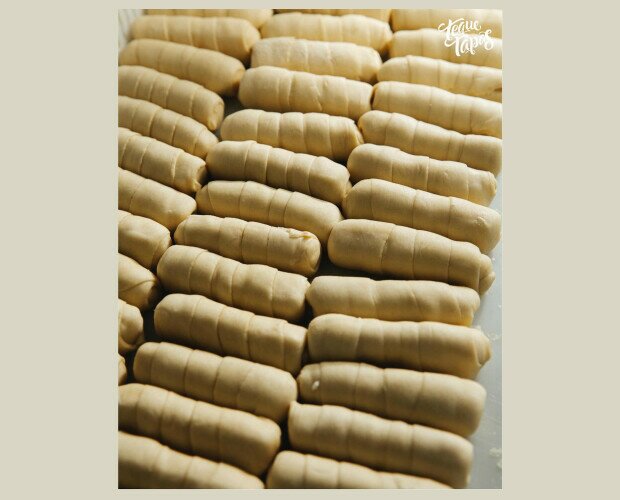 Tequeños tradicionales. Tequeños tradicionales de harina de trigo