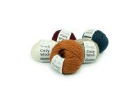 Hilos de Bordar. Cosy Wool Yarn es un hilo de otoño/invierno con una estructura suave y gruesa
