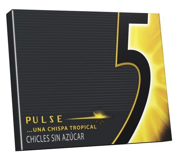 Chicles 5 Pulse. Una chispa tropical