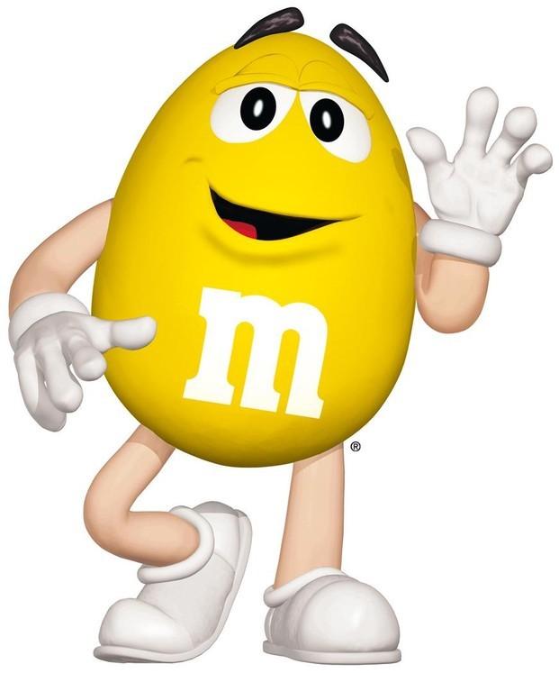 M&M Yellow. Personajes de M&M