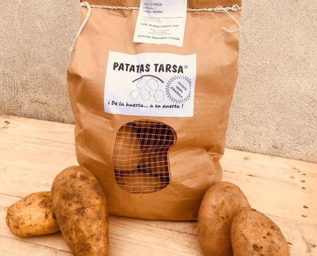 Patatas en bolsa de 3 Kg. Patatas de Consumo en bolsa de papel de 3 kg
