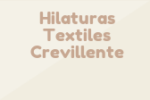 Hilaturas Textiles Crevillente