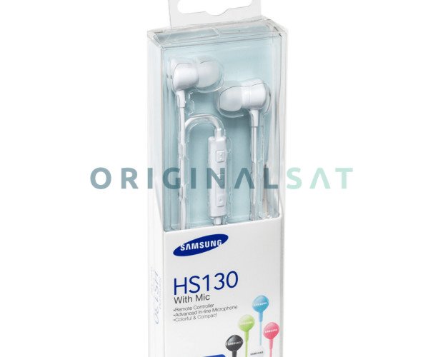 Auricular Original Samsung HS130-W. Con control remoto de 3 botones