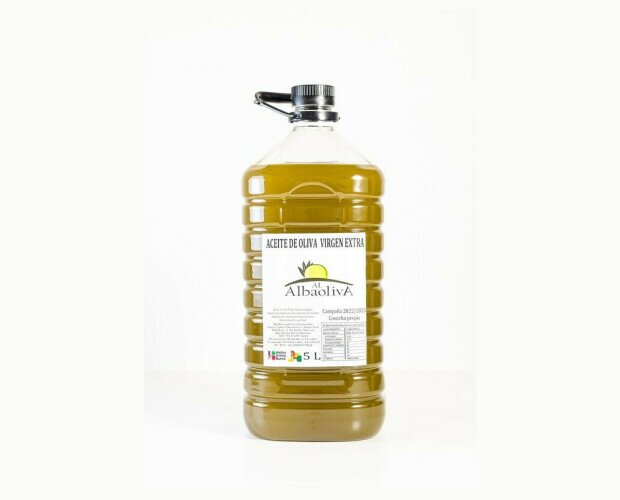 Al AlbaolivA Aceite de oliva virgen. Cosecha temprana calidad superior extracción en frio. 5L