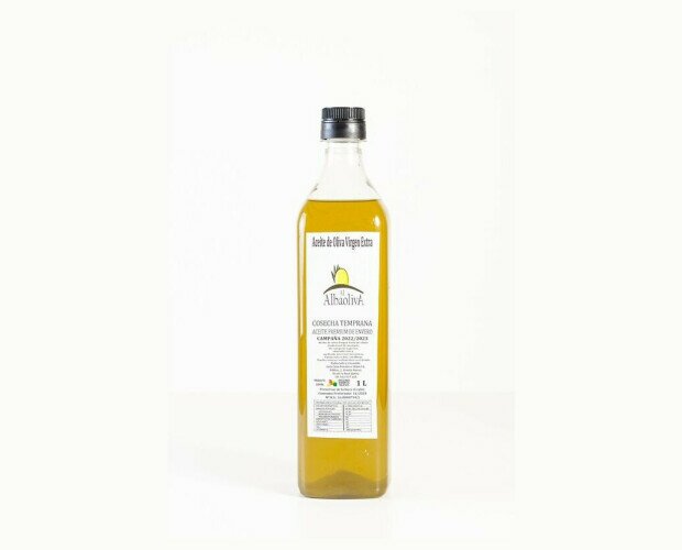 Aceite de oliva virgen extra 1L. Cosecha temprana calidad superior extracción en frio. 1L